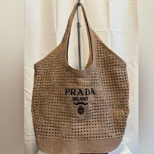 Crochet tote ‘Prada’ never used